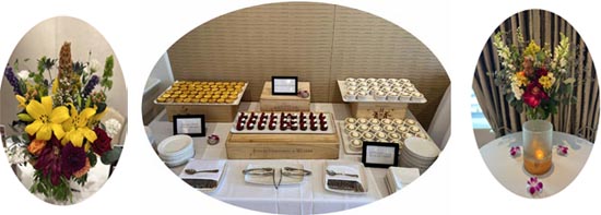 dessert table
