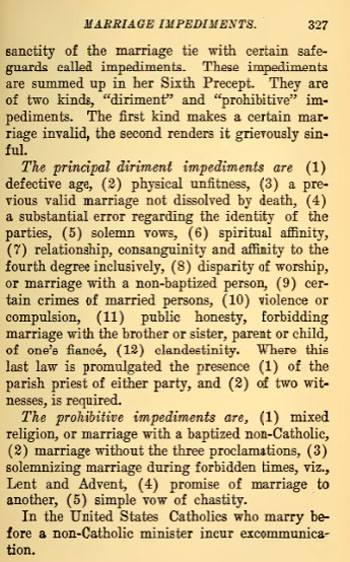 impediments to marriage