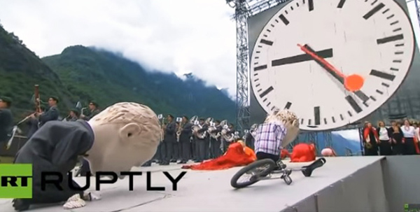 Gotthard tunnel opening