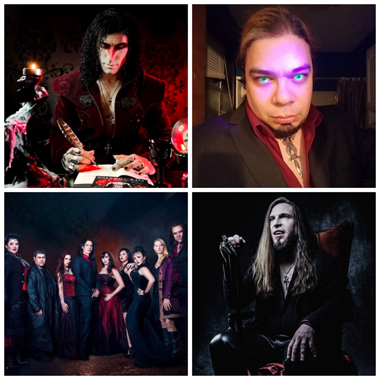 Different infamous real vampires