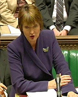 Minster of Equality Harriet Harman