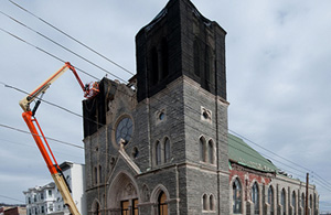 St. George Church Shenandoah demolition 01