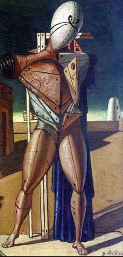 The seeker, by fascist artist De Chirico