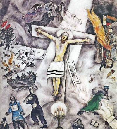 White Crucifixion by Marc Chagall