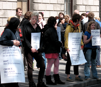 Pro abortion Catholics in ireland