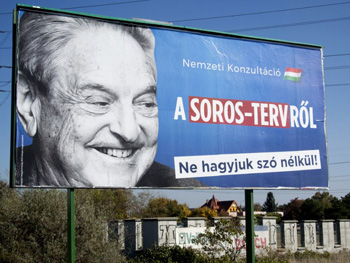 soros billboard hungary