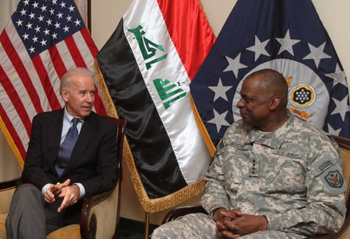 Biden with Loyd Austin