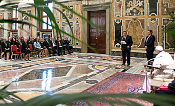 audience with French parliament