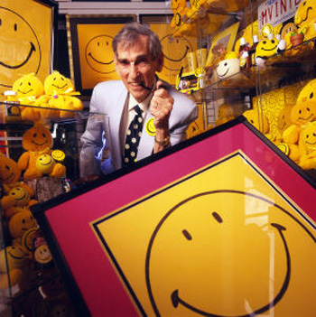 Harvey Ball and the trademark Smiley