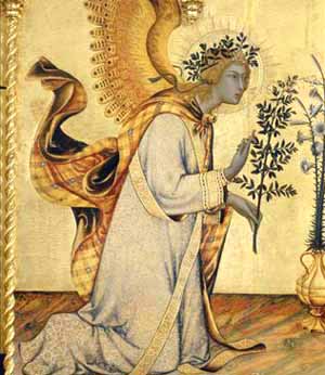 St Gabriel by Simone Martini