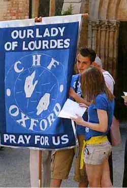 Modern procession at Oxford