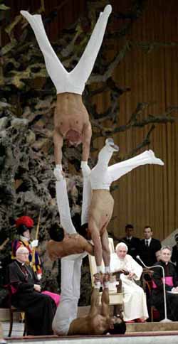 Pellegrini Brothers performing at the Vatican