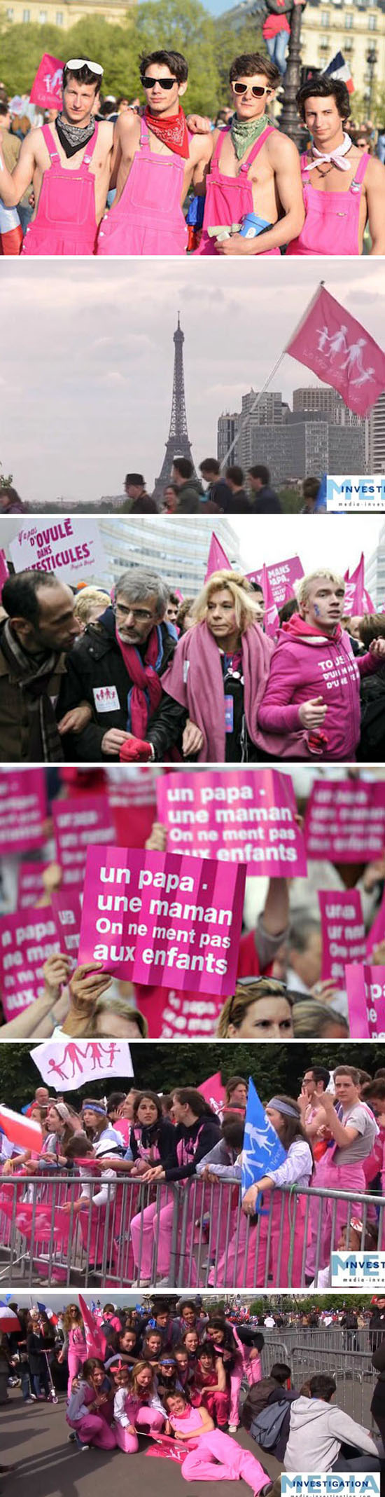 Paris anti-gay manifestation