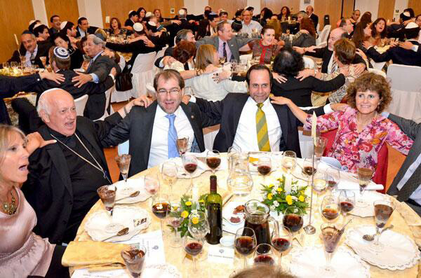 Cardinal Ricardo Ezzati attends Pesach