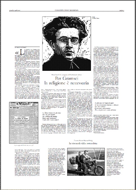 L'Osservatore Romano praises Gramsci -3