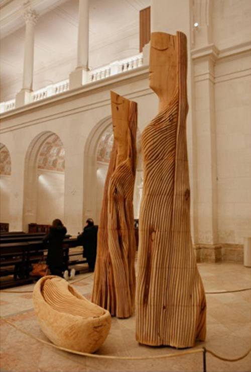 Nativity statues at Fatima, 2017, by artist Paulo Neves