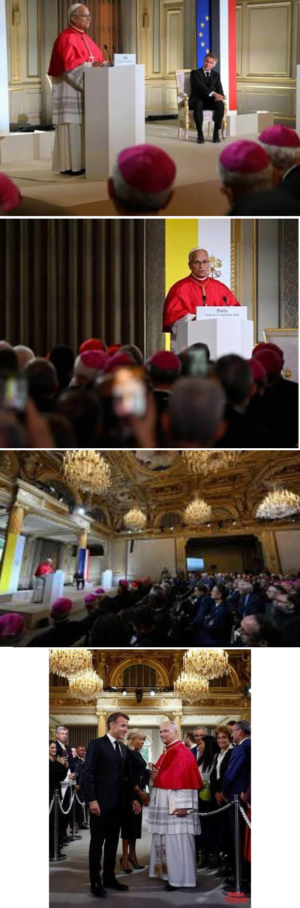Pope at the Elisee Palace 2