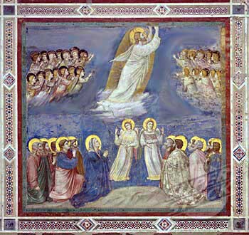 The Ascension by Giotto