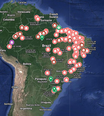 Cities zero votes for Bolsonaro