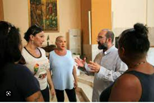 Fr. Andrea Conocchia with prostitutes