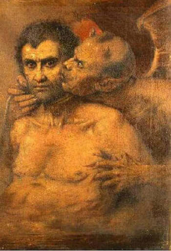 Devil takes possession of Judas