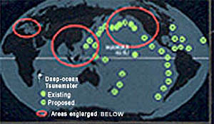 Tsunami meter points