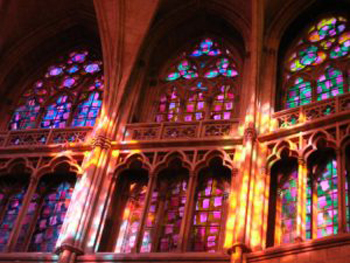 stained glass window