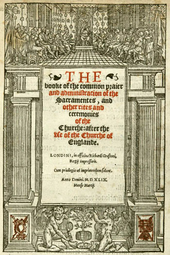 Cramner Book of Common prayer