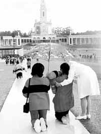 Pilgrims in Fatima