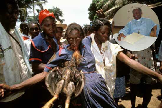 Archbishop Joseph Miot and a voodoo ritual in Haiti